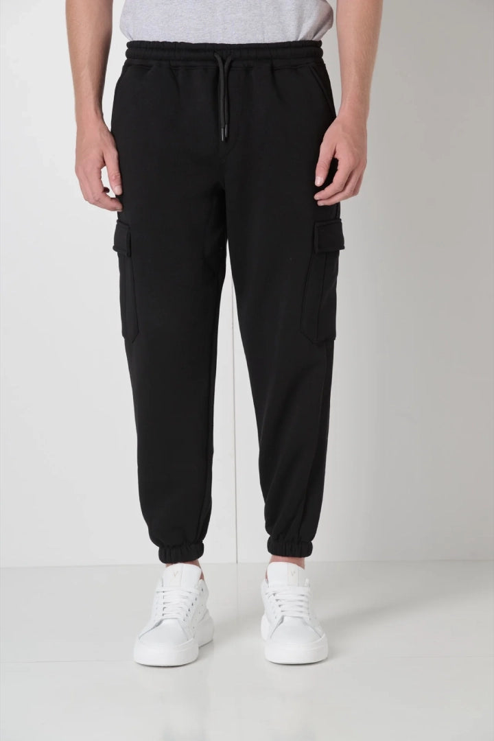 8p2 POSER - Pantalone Superculture in felpa con tasconi e alla caviglia