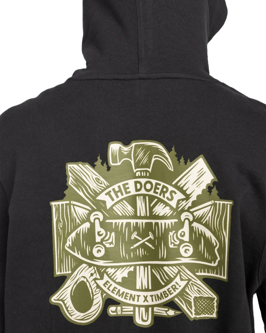 8 Timber Supply - Felpa con cappuccio Element